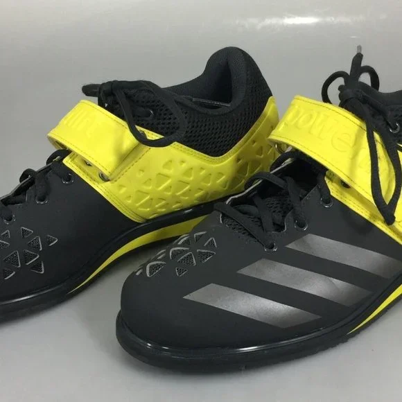 Adidas Mens US 10.5 UK10 Powrlift 3 Gray Lemon Peel Sneakers Gym Shoes Kicks adidas Powerlift 3 Sneakers for Men for Sale | Authenticity  main image 3